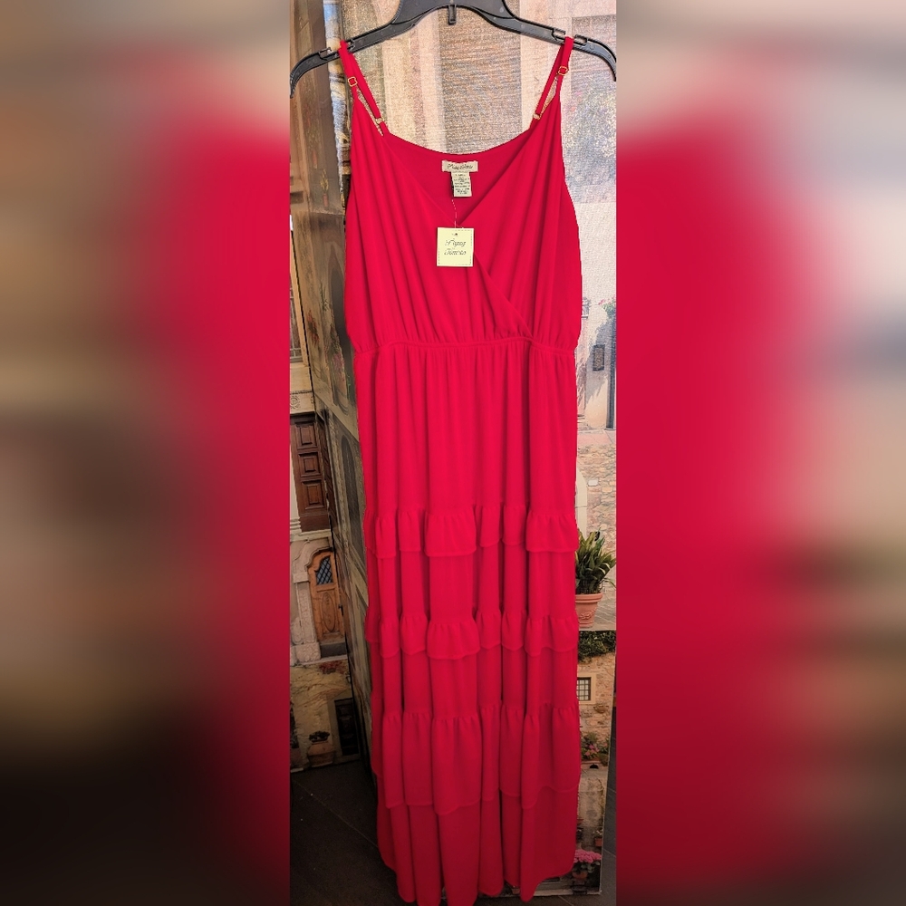 Flying Tomato Red Maxi Dress